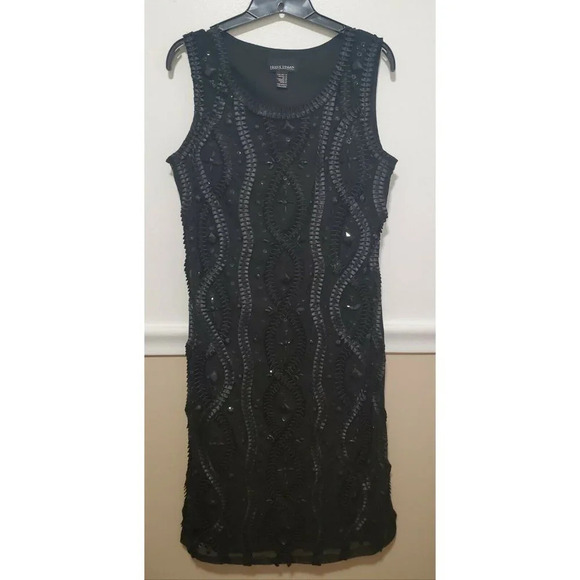 Frank Lyman Dresses & Skirts - Frank Lyman Black Sleeveless Lined Dress with Gath